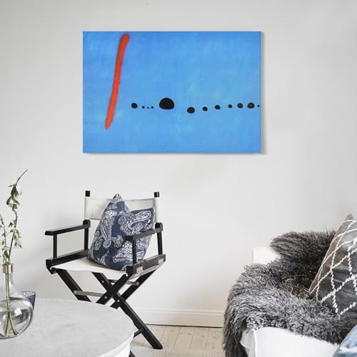 Toile Joan Miró bleue : la solution déco 20x30 cm pour petits murs - 5