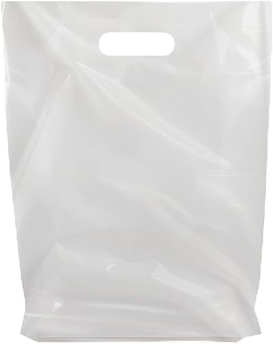 Bolsas de mercancía, asas troqueladas, resistentes, duraderas y resistentes a desgarros, perfectas para tiendas minoristas, boutiques o cualquier