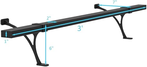 Miniatura 3 de Kit de riel de pie  Accesorios de montaje debajo del mostrador que mejoran la comodidad y la estabilidad, kit de pedal de acero de alta resistencia,