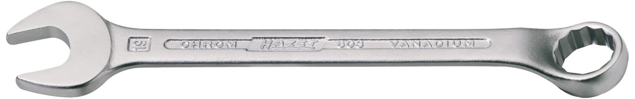 Hazet Chrome-Plated 603-7 110 Mm Hexagon Profile Combination Wrench