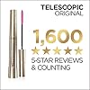 LOreal-Paris-Makeup-Telescopic-Original-Lengthening-Mascara-Blackest-Black-027-Fl-Oz-1-Count L'Oreal Paris Makeup Telescopic Original Lengthening Mascara, Blackest Black, 0.27 Fl Oz (1 Count)