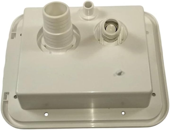 Water Tank Inlet Hatch Lock Door for Camper Trailer RV, White Plastic