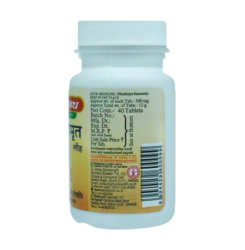 Image of Baidyanath Jhansi Saptamrit Lauh Pack Of 2 Tablet