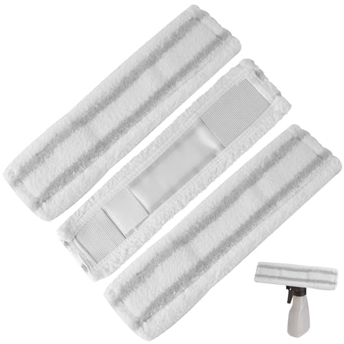 XINSUO® 3 Stück Mikrofaser Wischbezüge für Kärcher Fensterreiniger WV1 WV50 WV75