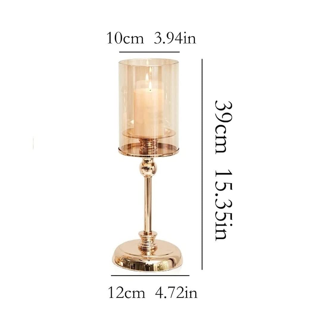 Kerzenständer 3-teiliges Set Kerzenhalter Aus Glas, Retro, Romantisch, Esstisch, Kerzenlicht, Abendessen, Requisiten, Zuhause, Einfache, Moderne Dekoration Abendessen Kerzenhalte