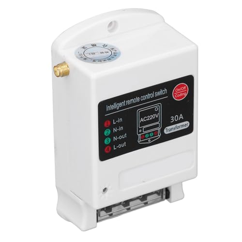 Commutateur à Distance sans Fil RF Portée 5000M Contrôle 360 pour Pompes à Moteur et Lumières Monophasé