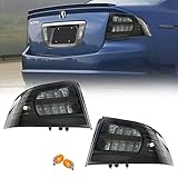 USR DEPO 3G TL Tail Lights - JDM Style Black Housing Rear Tail Lamps Cover (Left + Right) Compatible...