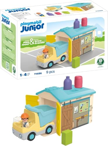 PLAYMOBIL LKW mit Sortiergarage