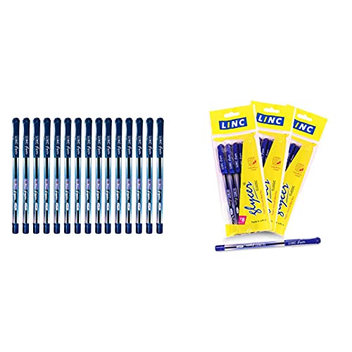 Image of Linc Glycer (0.6 mm) Ball Pen, Blue, (15pcs) Glycer (0.7 mm) Ball Pen, Blue, 15 pcs