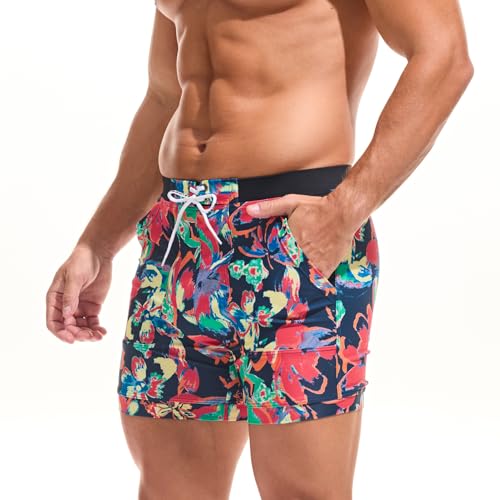 Taddlee Swimwear Men Basic Long Swimming Trunk Surf Camo Shorts Swimsuits Pocket