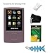 Pink Silicone Skin Case Cover + Armband + Belt Clip + Screen Protector + Fishbone Style Keychain Smart Wrap for Samsung YP-R0 8GB MP3 Player