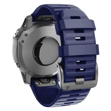 Bracelet silicone premium Easyfit 26 mm agate pour boîtier Fenix 6X Pro