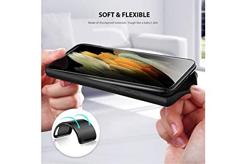 Image of A rtistque Liquid TPU Silicone Matte Shockproof Flexible with Camera Protection Soft Back Cover Case for Vivo X70 Pro Plus - Purple