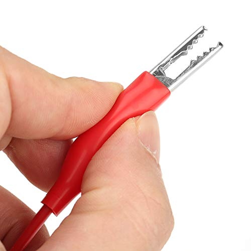 Output Cable Line Multimeter Banana Plug to Crocodile Alligator Clip Test Probe Lead Wire 30V 5A 80cm Banana to Large Alligator Test Lead Set for Adjustable DC Regulated Power Supply - Image 8
