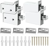 6 Pcs Ganchos de Fijación para Muebles Suspendidos,Soportes de Suspensión