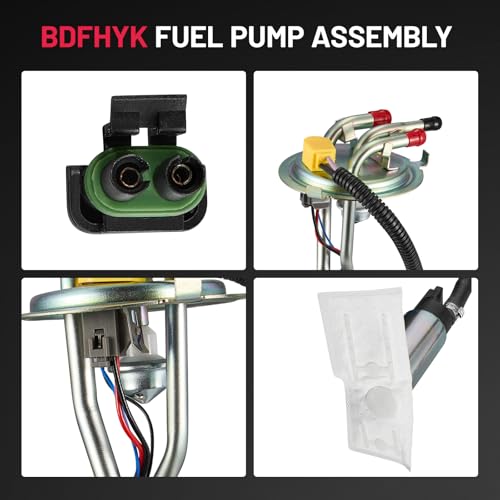 Image of BDFHYK Electric Fuel Pump Module Assembly E3631S Compatible with Chevrolet /GMC R10 R20 R30 R1500 R2500 R3500 V10 V20 V30 V1500 V2500 V3500 Suburban 1987-1991 4.3L 5.7L 7.4L V6 V8 Replace 19179694