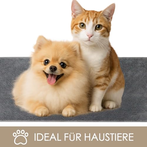 HiChiclife Fußmatte 40x60 cm Dunkelgrau – Schmutzfangmatte Waschbar rutschfest mit TPE Rückseite – Türmatte Eingang Innen – Fußabtreter für Haustür, Flur, Küche – Ideal für Haustiere & Kinder