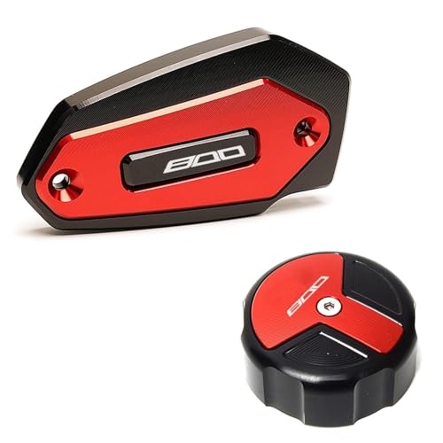Bouchon réservoir liquide frein Z800 étanche contre les fuites couvercle alu moto CNC rouge