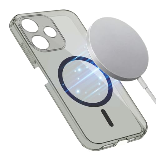 Image of Jkobi Lifetime Anti-Yellow MagSafe Compatible Clear Back Cover Case for Oppo A5 Pro (Sleek Hard Crystal | Shockproof and Camera Protection)