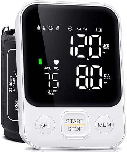 Blood Pressure Monitor Upper Arm Monitors for Home Use BP Machine...