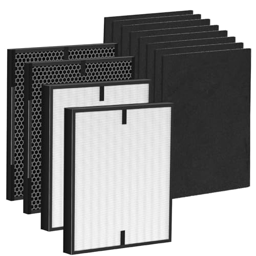 Image of 3000 Replacement Filters, Compatible with Air Doctor 3000, 3000M, 3000Pro Air Pur-ifier, 2 Air Filter, 2 Activated Carbon and 8 Carbon Pre-Filters