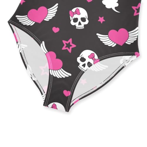 Image of CaTaKu Girls One Piece Swimsuits Hawaiian Toddler Bathing Suit for Girls Kids Swimwear 3-10 Years