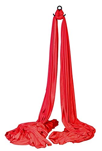 Agile Tessuto per Danza Acrobatica Aerea (Rosso, 8mt)
