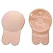 1pair Mujeres del Oído Lindo Conejo Invisible del Sujetador De Elevación del Pecho Pegatinas Transpirable Bio Pezón De Silicona Cubierta Que Aisla La Comba del Cojín del Pecho (Desnuda)