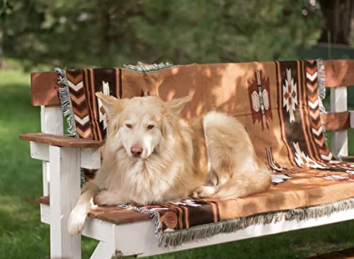 CCHYF Aztec Throw Blanket Native American Blanket Southwestern Boho Decor Reversible Woven Tassels Mexican Blankets and Throws for Couch Bed Chair Wall Livingroom Outdoor Travel Brown 63"x87" - Cosy Home Interiors CCHYF Aztec Throw Blanket Native American Blanket Southwestern Boho Decor Reversible Woven Tassels Mexican Blankets and Throws for Couch Bed Chair Wall Livingroom Outdoor Travel Brown 63"x87" - Image 5