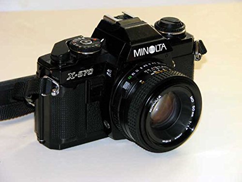 Minolta X-570 SLR Camera With A 50mm f/1.7 Lens (Renewed)