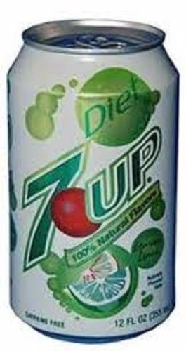 7-UP Diet Soda Soft Drink, 12 Fl Oz (Pack of 24)