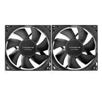 Tacens Anima AF8X2, Kit 2x 80mm Lüfter, Ultraleiser Betrieb, FLUXUS-Lager, Optimierter Luftstrom, Verstärkte Vibrationsdämpfende Struktur, Effiziente – Ansicht 2