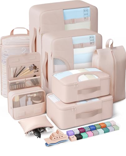 Veken 8 Set Packing Cubes, Cruise Ship Travel...