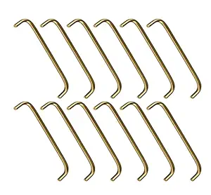 Atlantic Stainless Steel Oval D Dwawer Cabinet Handles 4 Inch, Antique Finish,Pack of 12 Pcs