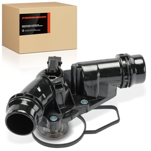 Frankberg Engine Coolant Thermostat Coolant Thermostat Compatible with E36 E46 E39 E60 E61 E38 E65 E66 E67 X3 E83 X5 E53 Z3 E36 Z4 E85 1992-2010 11531437040