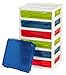 IRIS 6-Case Activity Chest with Organizer Top, Assorted Colors