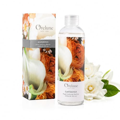 Orelune Reed Diffuser Essential Oil Refill Gardenia Floral - 200ml