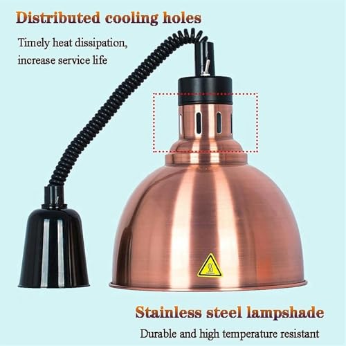 Lampe chauffante pour aliments rétractable multicouleur de cuisine d'hôtel - 6