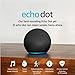 Echo Dot (5th Gen, 2022 release) | International Version with EU Power Adaptor | Smart speaker with Alexa | Charcoal
