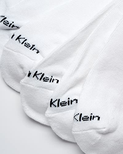 Image of Calvin Klein Mens No Show Socks - 6 Pack Soft Cotton Blend Cushioned Athletic Low Cut Socks for Men for Sports and Running