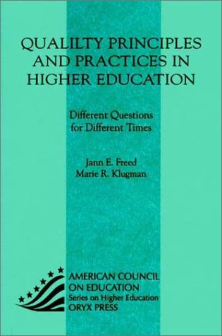 Buy Quality Principles and Practices in Higher Education: Different ...