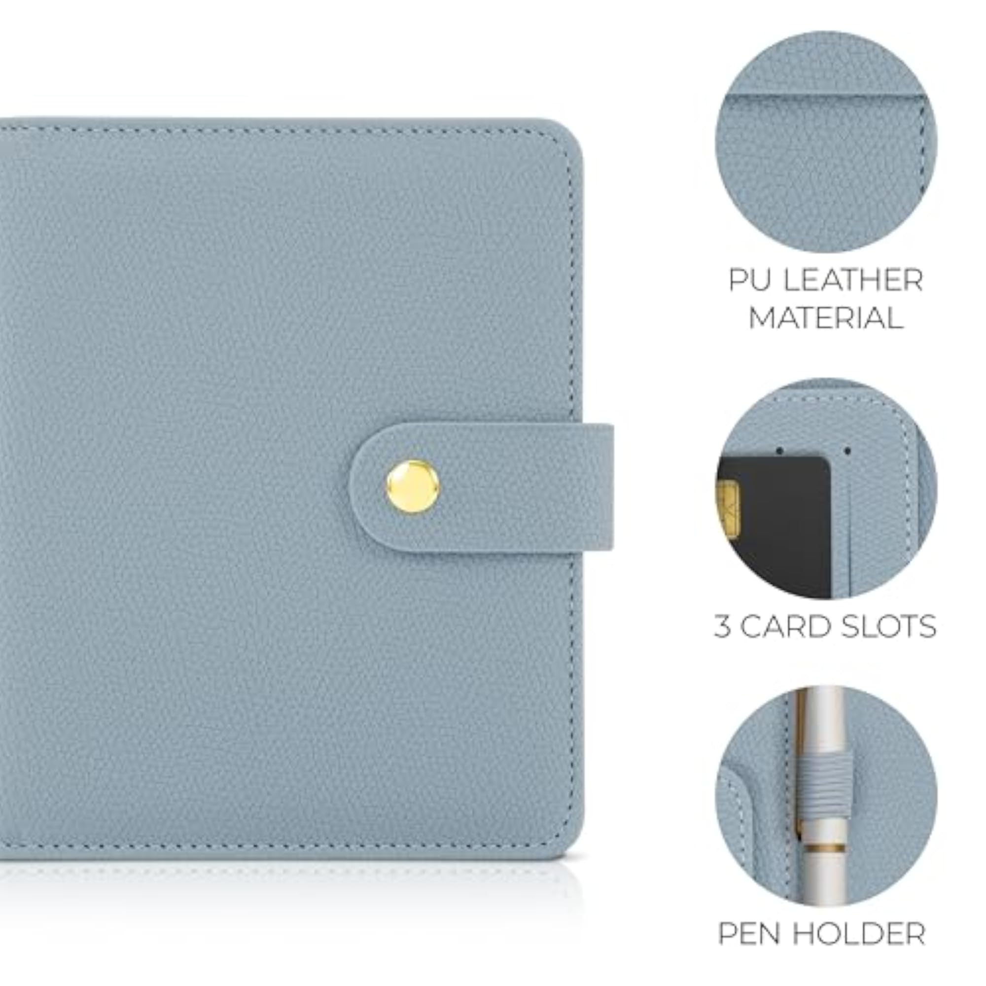 Beautiful Passport Holder for Travel, Cute Cover with Pen Holder