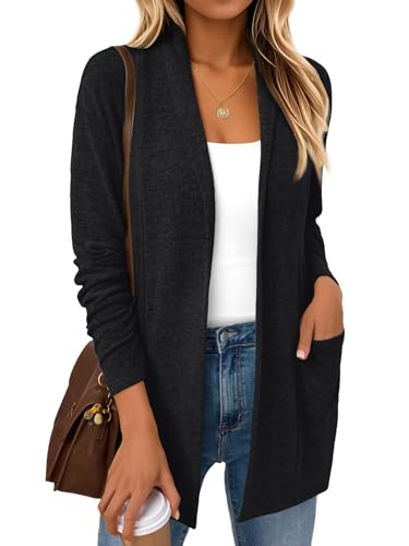 LILLUSORY Cardigan Sweaters for Women Lightweight Open Front Cardigans...