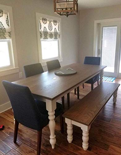 Carolina Leg Co. Chunky Farmhouse Table Legs - Unfinished - Diy Furniture - Turned Legs - Set Of 4 - Dimensions: 3.5" X 29" #TOP3