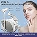 2-in-1 Salon Beauty Device, Professional Home Hair Removal Machine, Dark Spot Corrector, Fader & Skin Brightener for Face Body