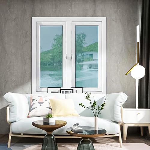 Ventana corredera con mosquitera horizontal y cierre de seguridad metálico para cobertizos 6