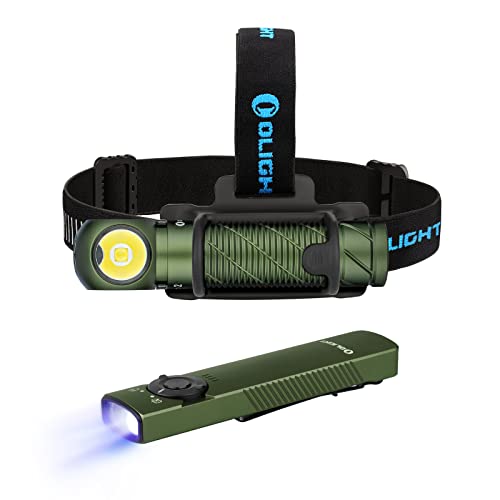 Olight Perun 2 Led Headlamp 2500 Lumens Rechargeable Bundle Arkfeld Uv 365Nm Black Light With 1000 Lumens White Led Flashlight #TOP7