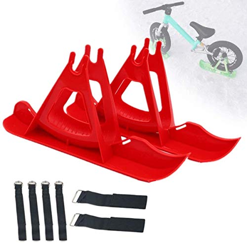 WSZYBAY スノースレッジボードセット、12インチバランスバイクスクータースノーボード、自転車スキーボード、スキースノースレッジスノーボードスケート子供の贈り物