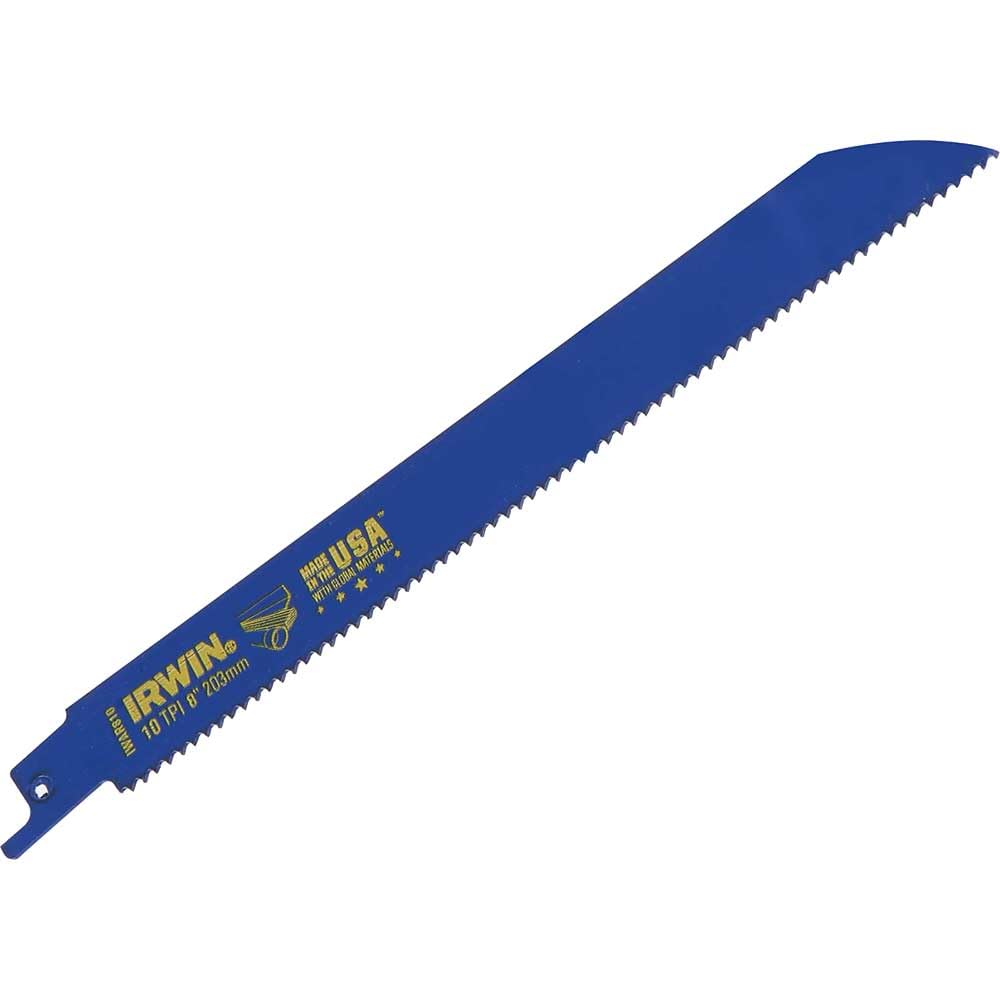 Irwin 10506428 Sabre Saw Blade 810R 200Mm Metal & Wood Cutting Pack Of 2 5706915064285