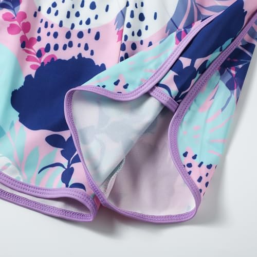 U·nikaka Baby Girls One Piece Swimsuits with Boyshorts Toddler Bathing Suit Little Girls Swimsuits Summer Swimwear 2-6Y3